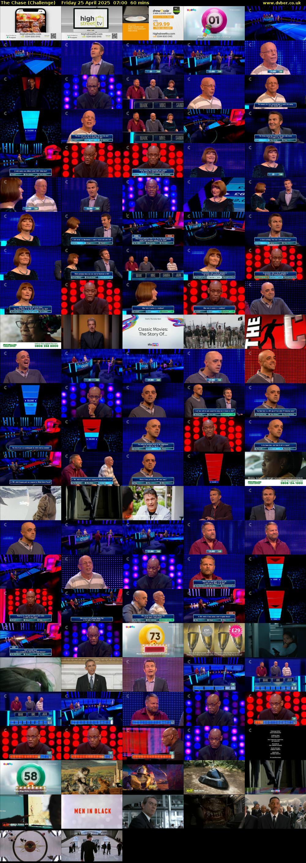The Chase (Challenge) Friday 25 April 2025 07:00 - 08:00