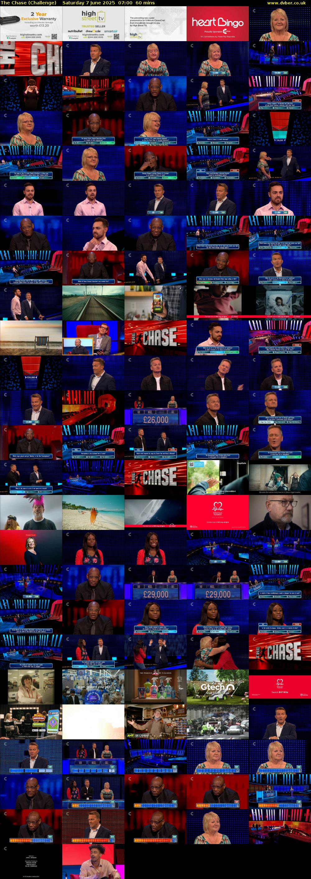 The Chase (Challenge) Saturday 7 June 2025 07:00 - 08:00