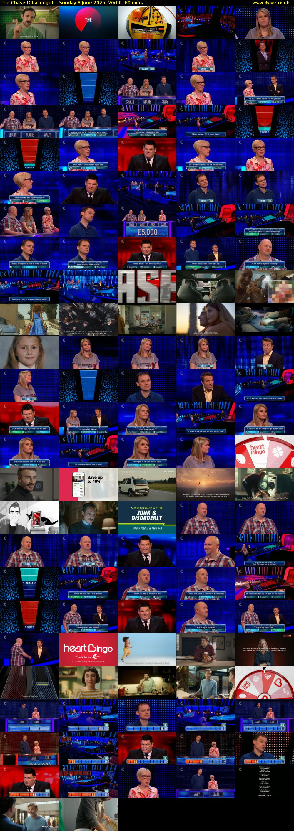 The Chase (Challenge) Sunday 8 June 2025 20:00 - 21:00