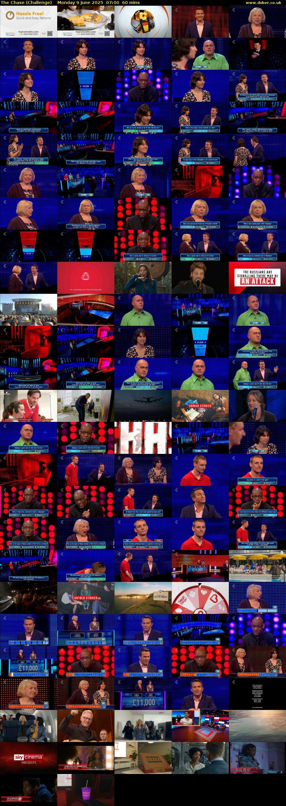 The Chase (Challenge) Monday 9 June 2025 07:00 - 08:00
