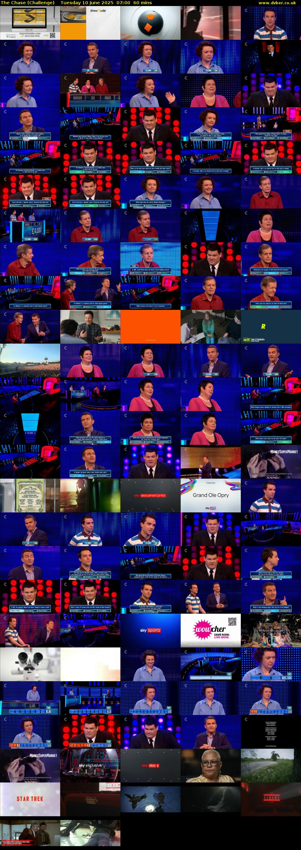 The Chase (Challenge) Tuesday 10 June 2025 07:00 - 08:00