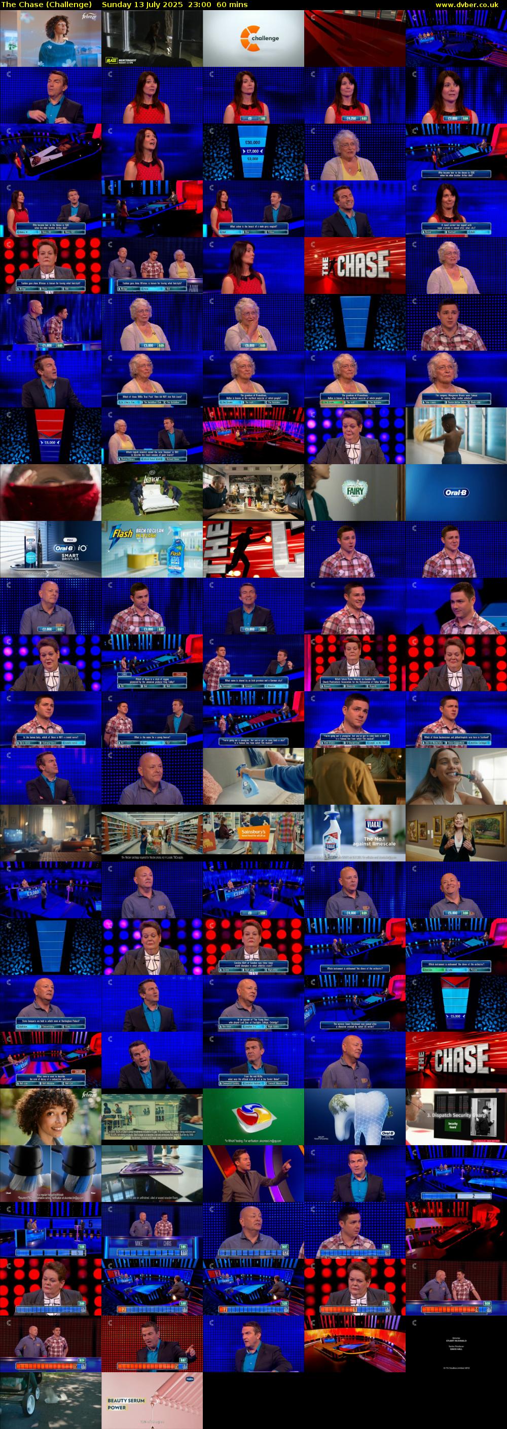 The Chase (Challenge) Sunday 13 July 2025 23:00 - 00:00