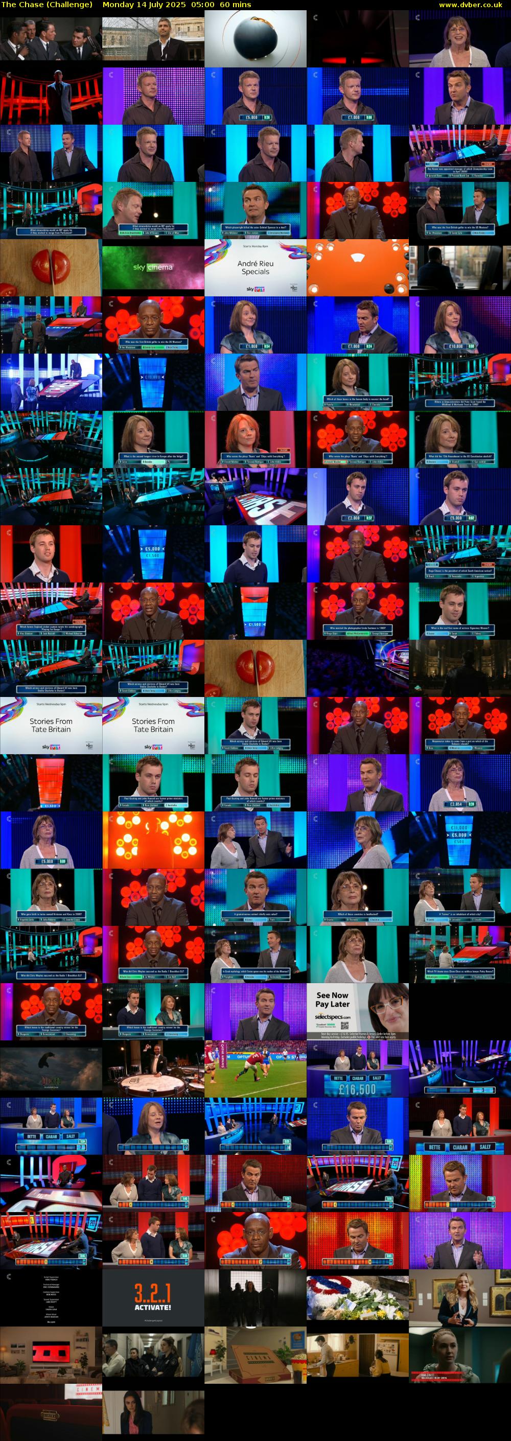 The Chase (Challenge) Monday 14 July 2025 05:00 - 06:00