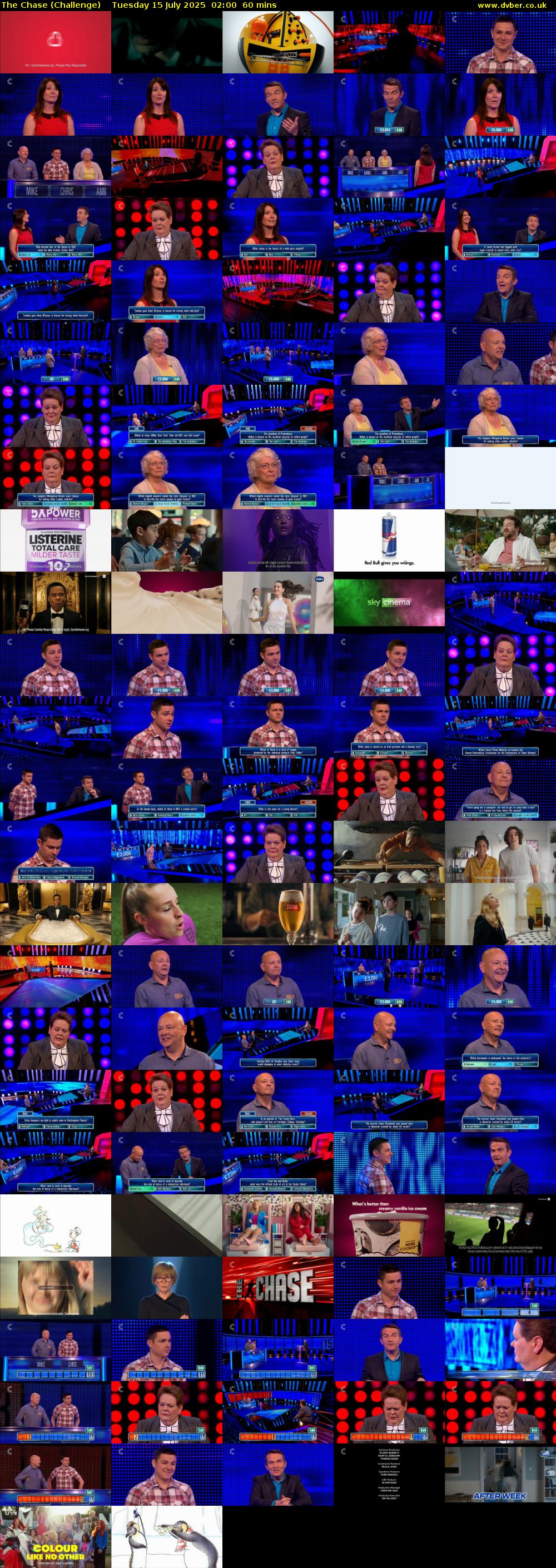 The Chase (Challenge) Tuesday 15 July 2025 02:00 - 03:00