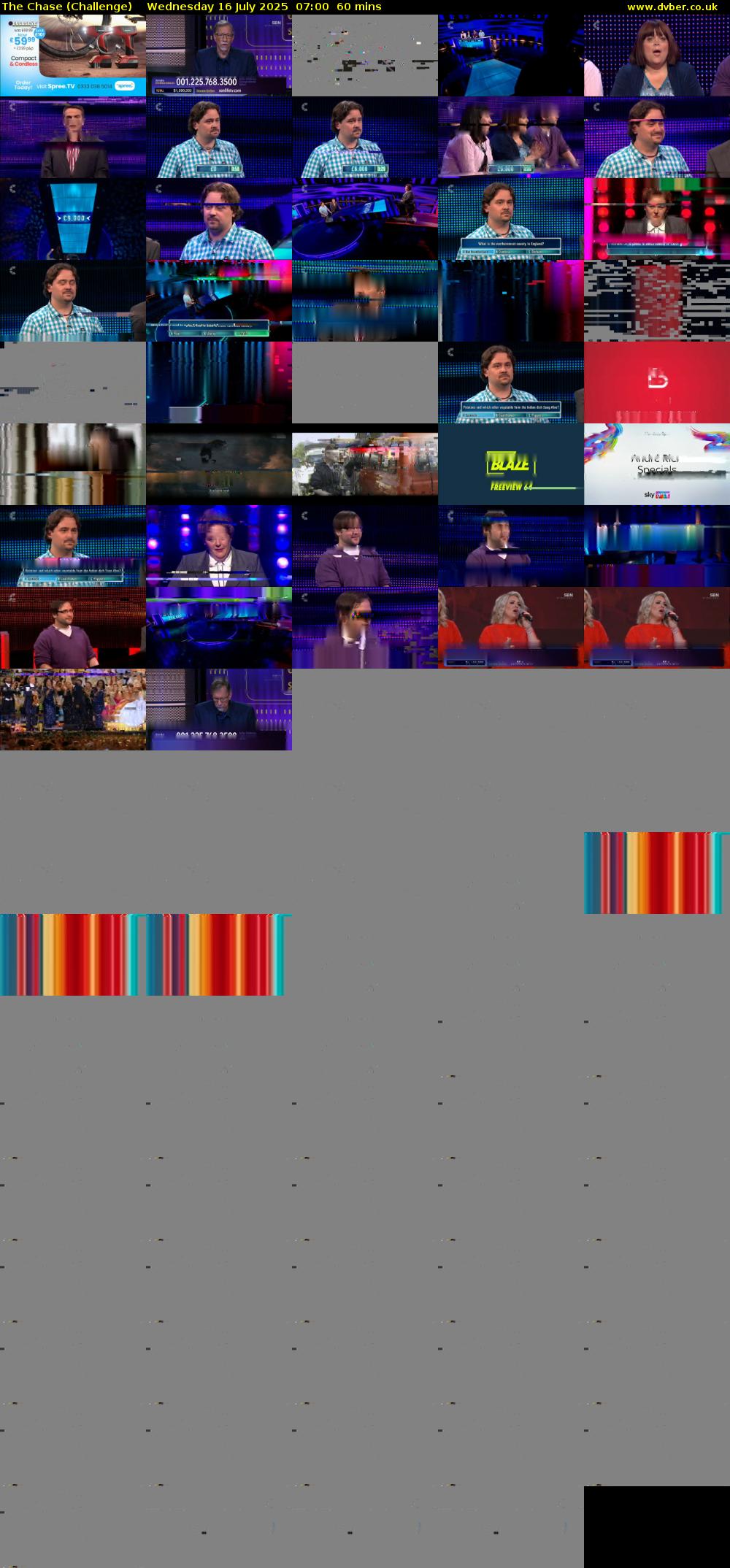 The Chase (Challenge) Wednesday 16 July 2025 07:00 - 08:00