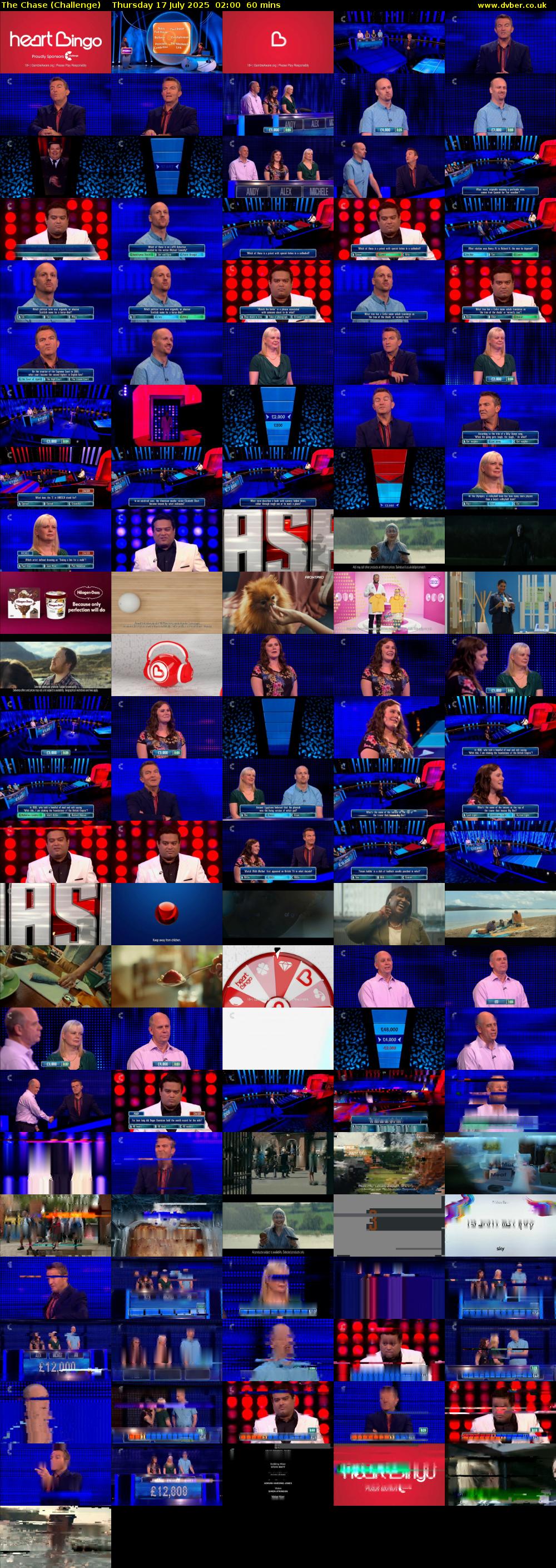 The Chase (Challenge) Thursday 17 July 2025 02:00 - 03:00