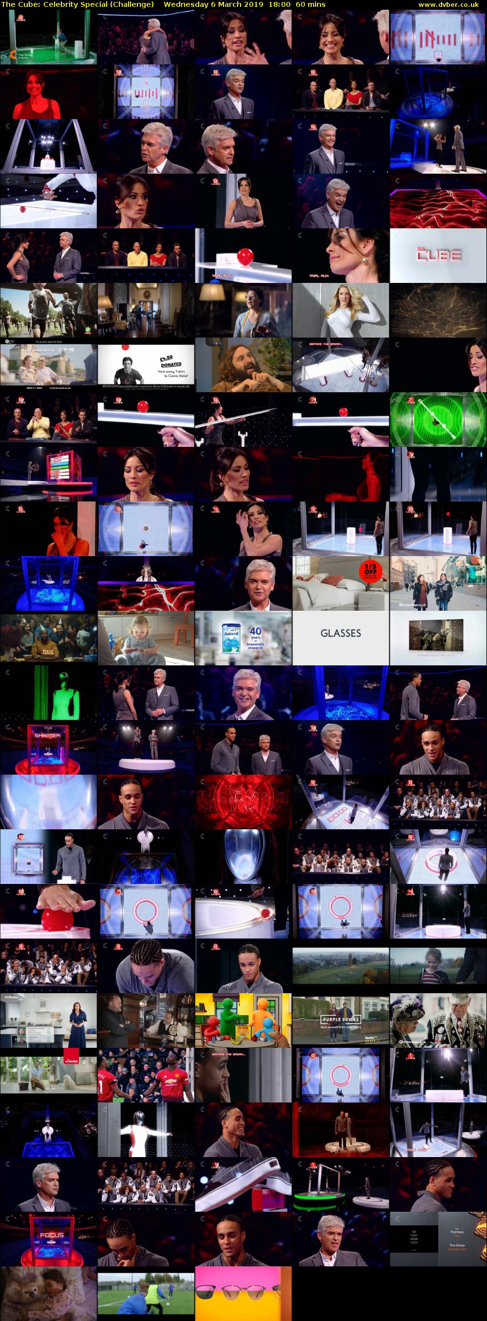 The Cube: Celebrity Special (Challenge) Wednesday 6 March 2019 18:00 - 19:00