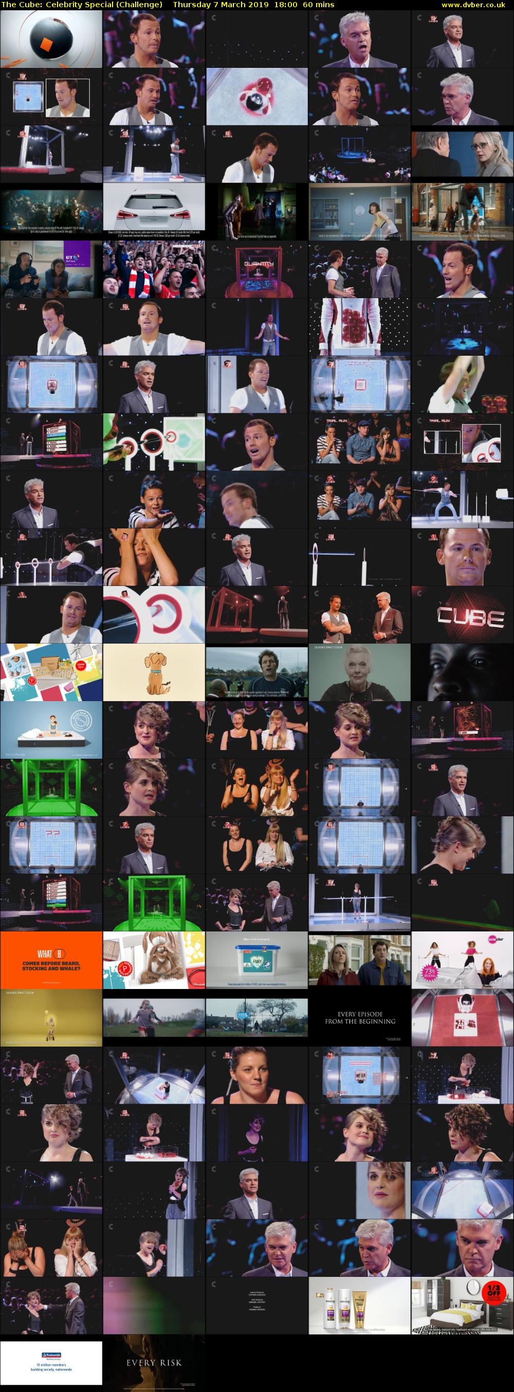 The Cube: Celebrity Special (Challenge) Thursday 7 March 2019 18:00 - 19:00