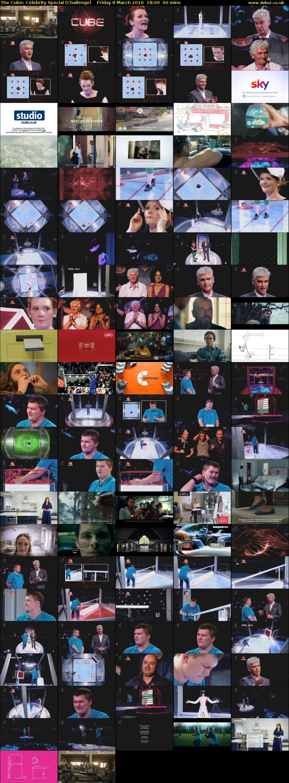 The Cube: Celebrity Special (Challenge) Friday 8 March 2019 18:00 - 19:00