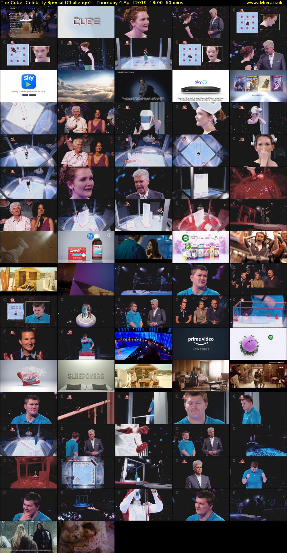 The Cube: Celebrity Special (Challenge) Thursday 4 April 2019 18:00 - 19:00