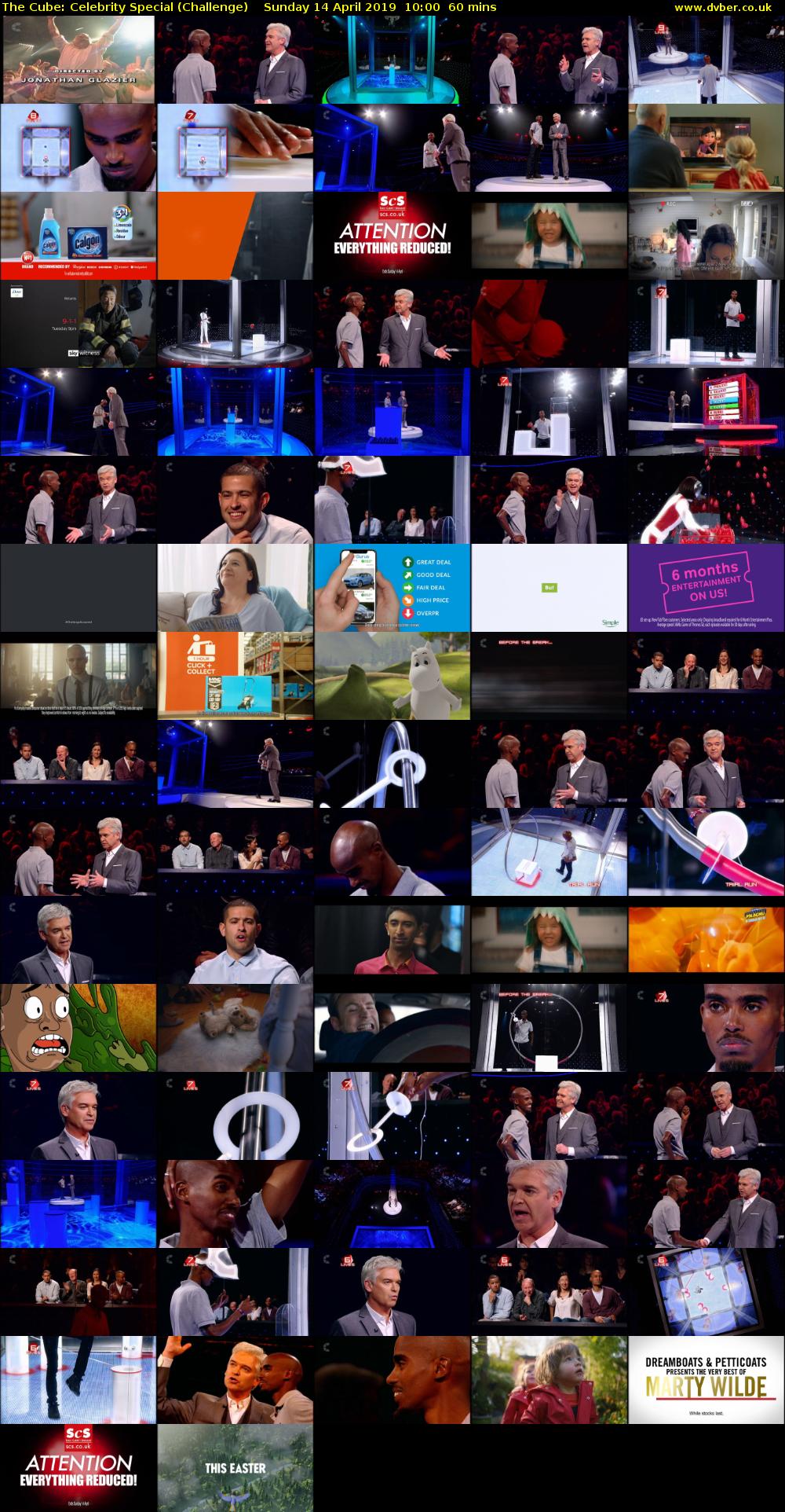 The Cube: Celebrity Special (Challenge) Sunday 14 April 2019 10:00 - 11:00