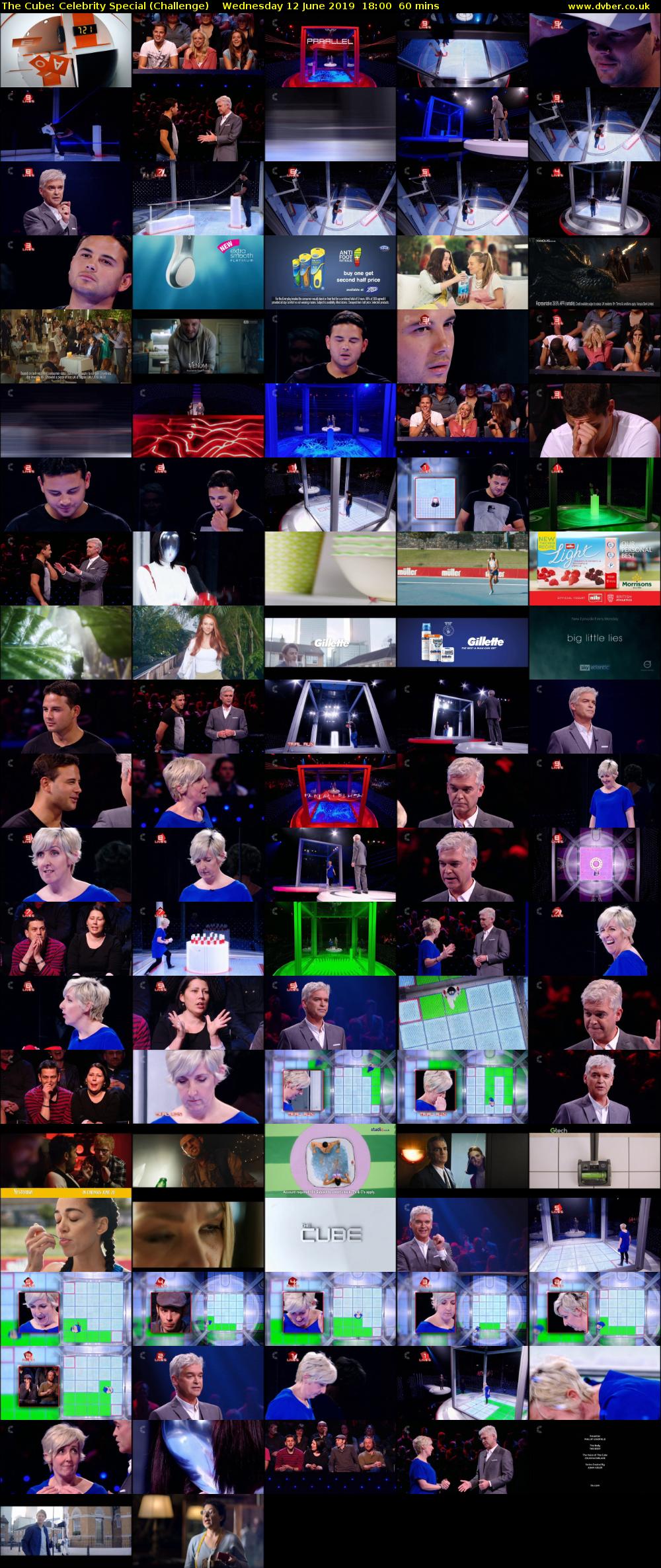 The Cube: Celebrity Special (Challenge) Wednesday 12 June 2019 18:00 - 19:00