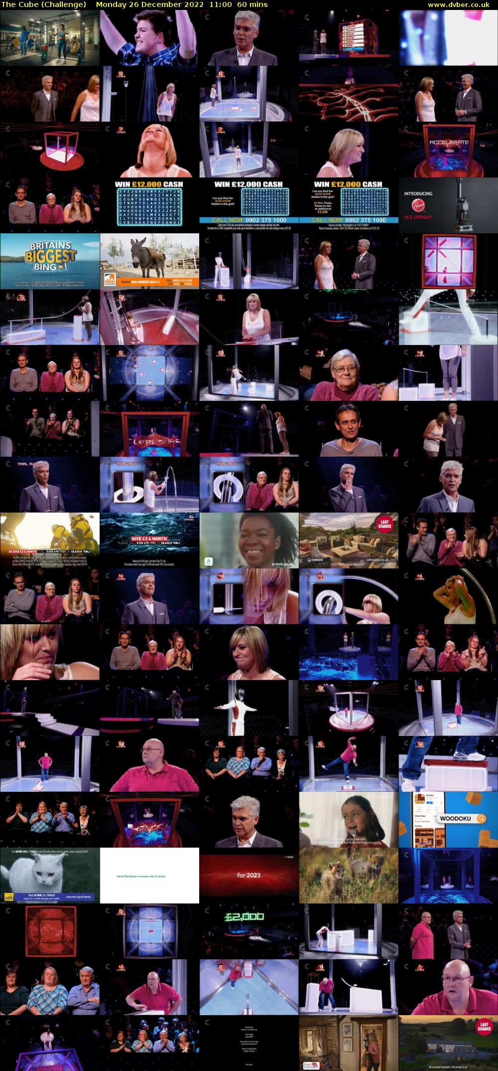 The Cube (Challenge) Monday 26 December 2022 11:00 - 12:00