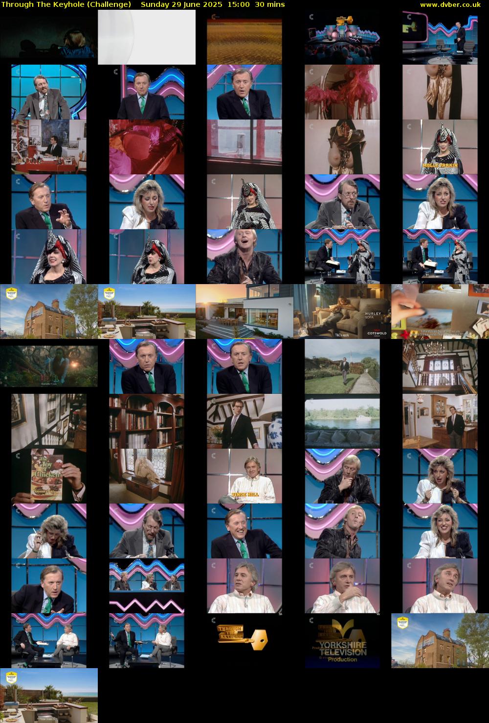 Through The Keyhole (Challenge) Sunday 29 June 2025 15:00 - 15:30