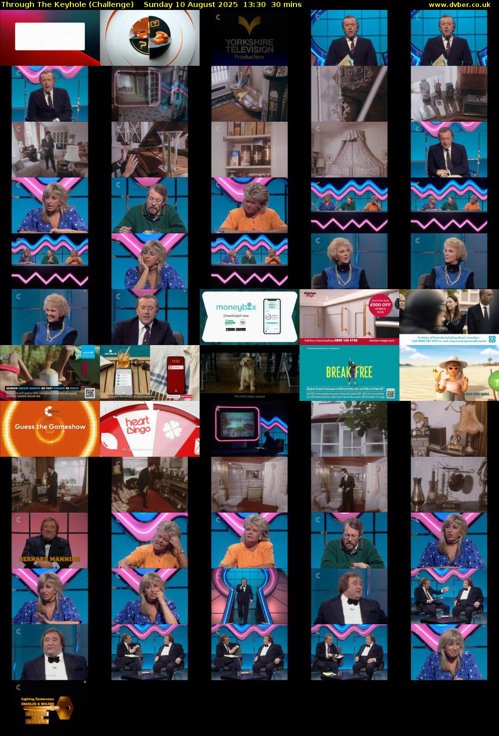 Through The Keyhole (Challenge) Sunday 10 August 2025 13:30 - 14:00
