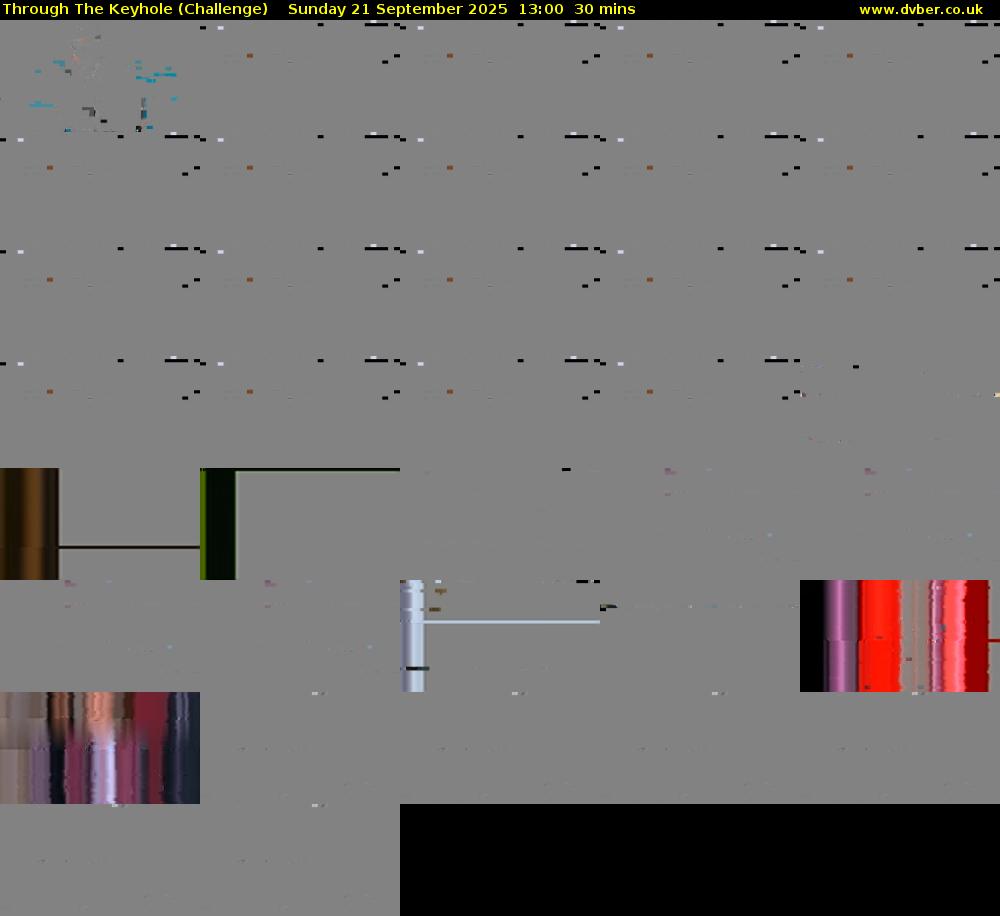 Through The Keyhole (Challenge) Sunday 21 September 2025 13:00 - 13:30