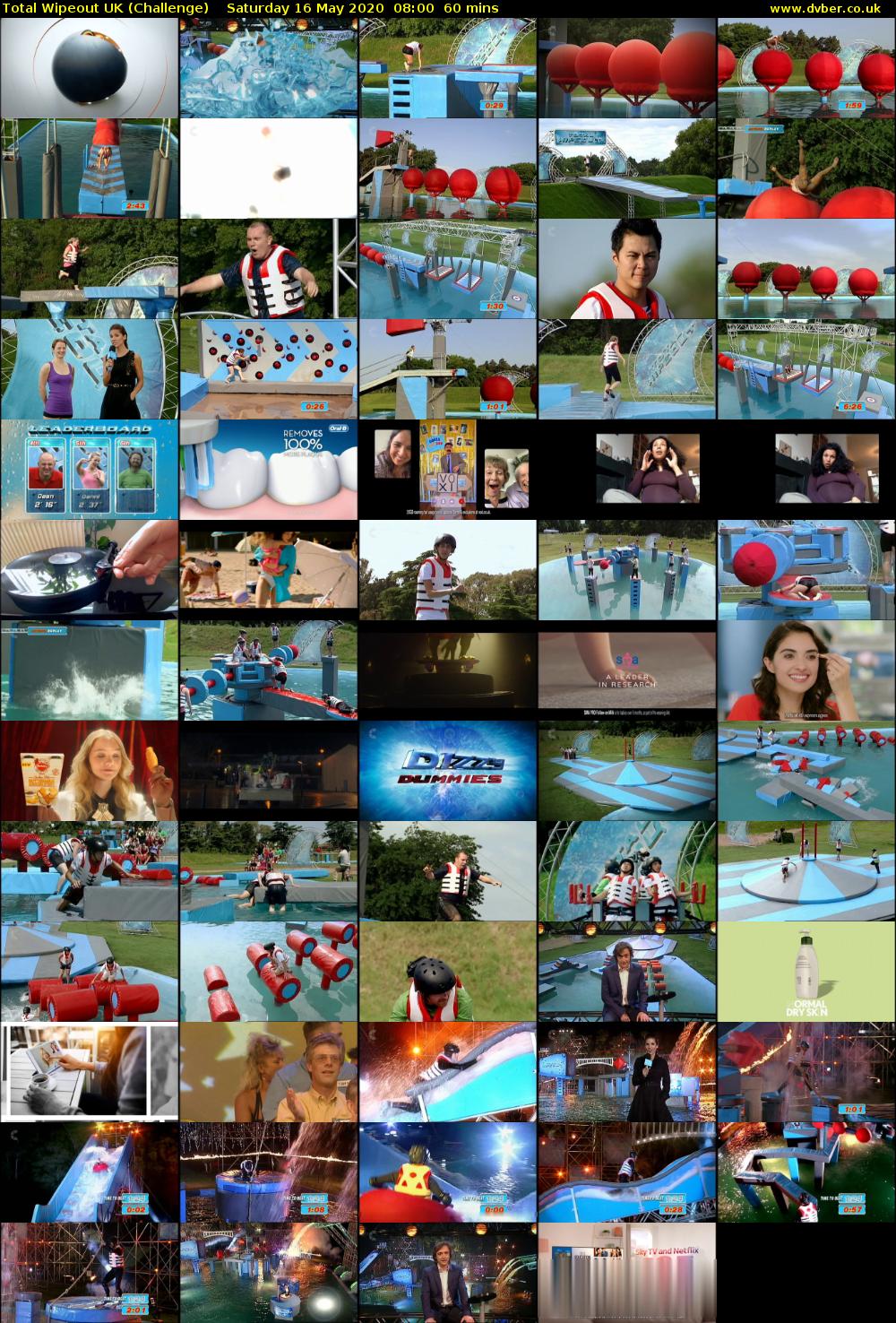 Total Wipeout UK (Challenge) Saturday 16 May 2020 08:00 - 09:00