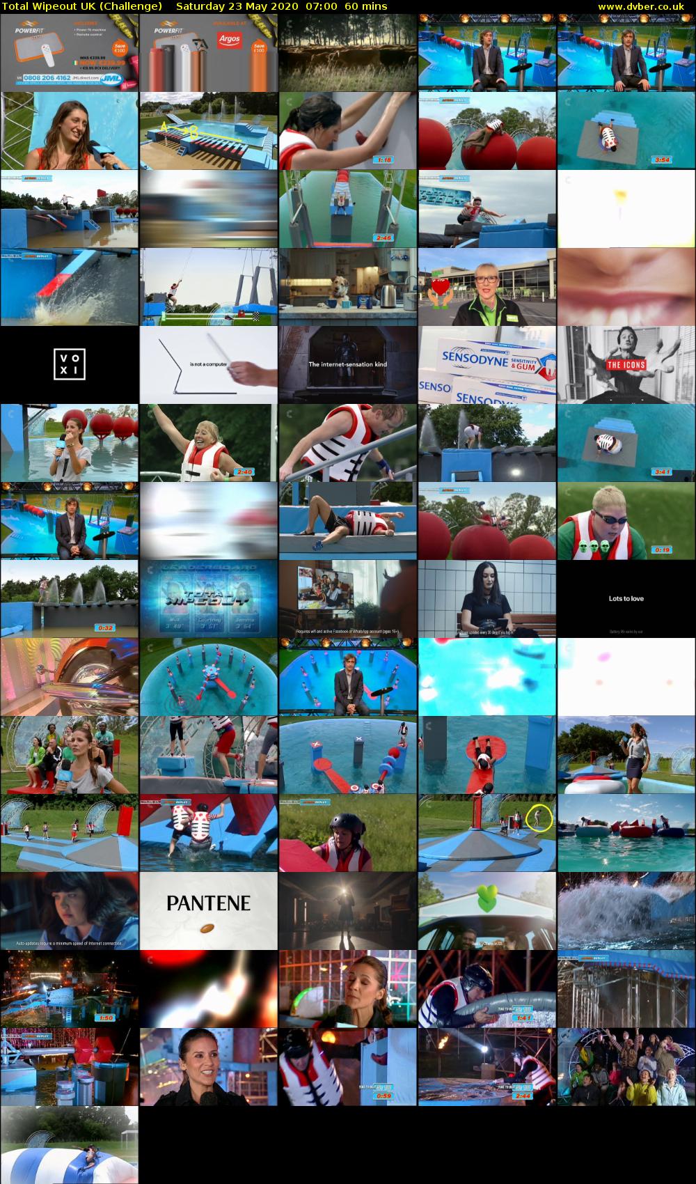 Total Wipeout UK (Challenge) Saturday 23 May 2020 07:00 - 08:00