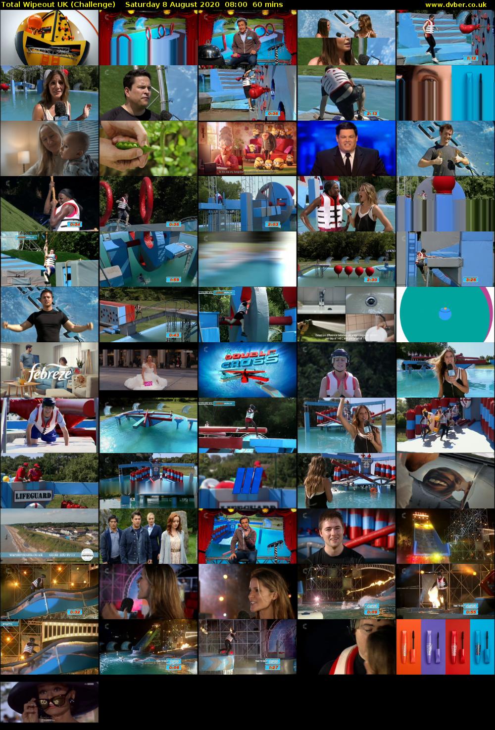 Total Wipeout UK (Challenge) Saturday 8 August 2020 08:00 - 09:00