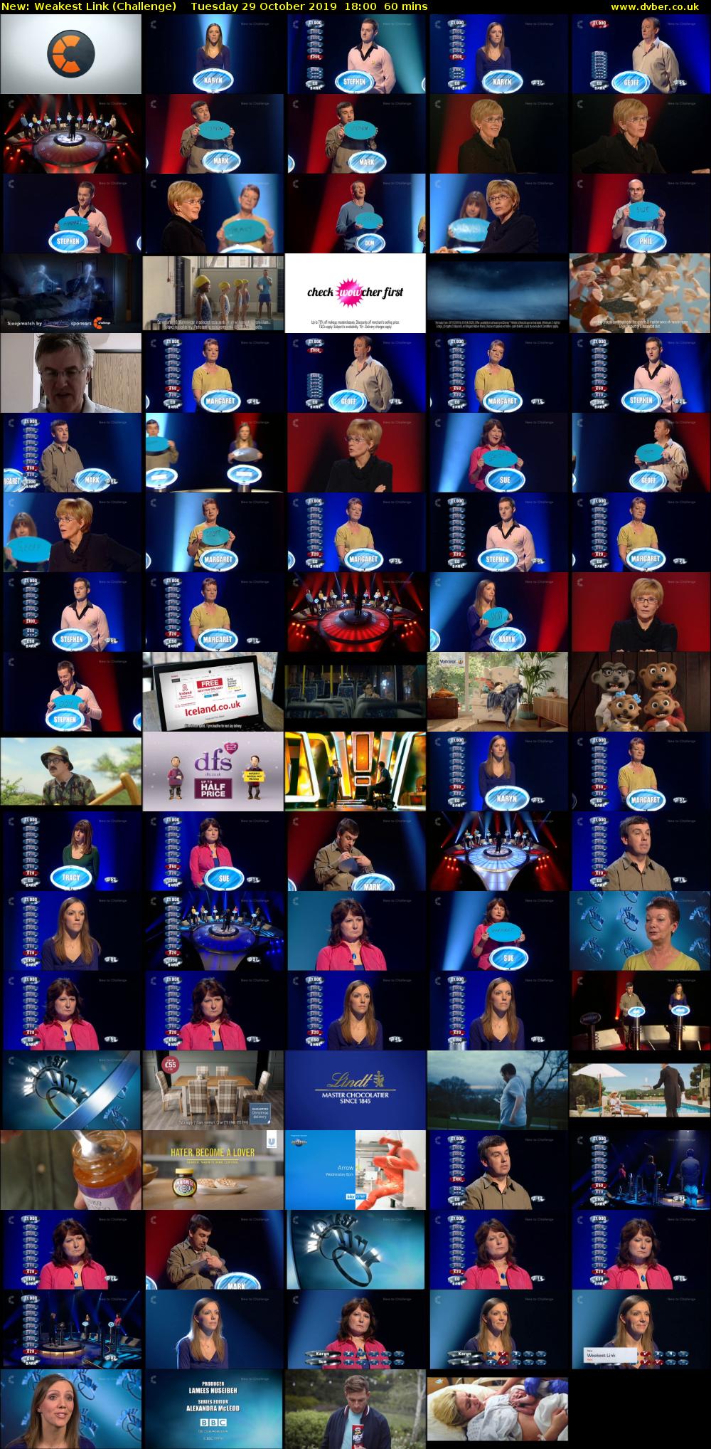 Weakest Link Challenge 2019 10 29 1800 Weakest Link Challenge 2019 10 29 1800