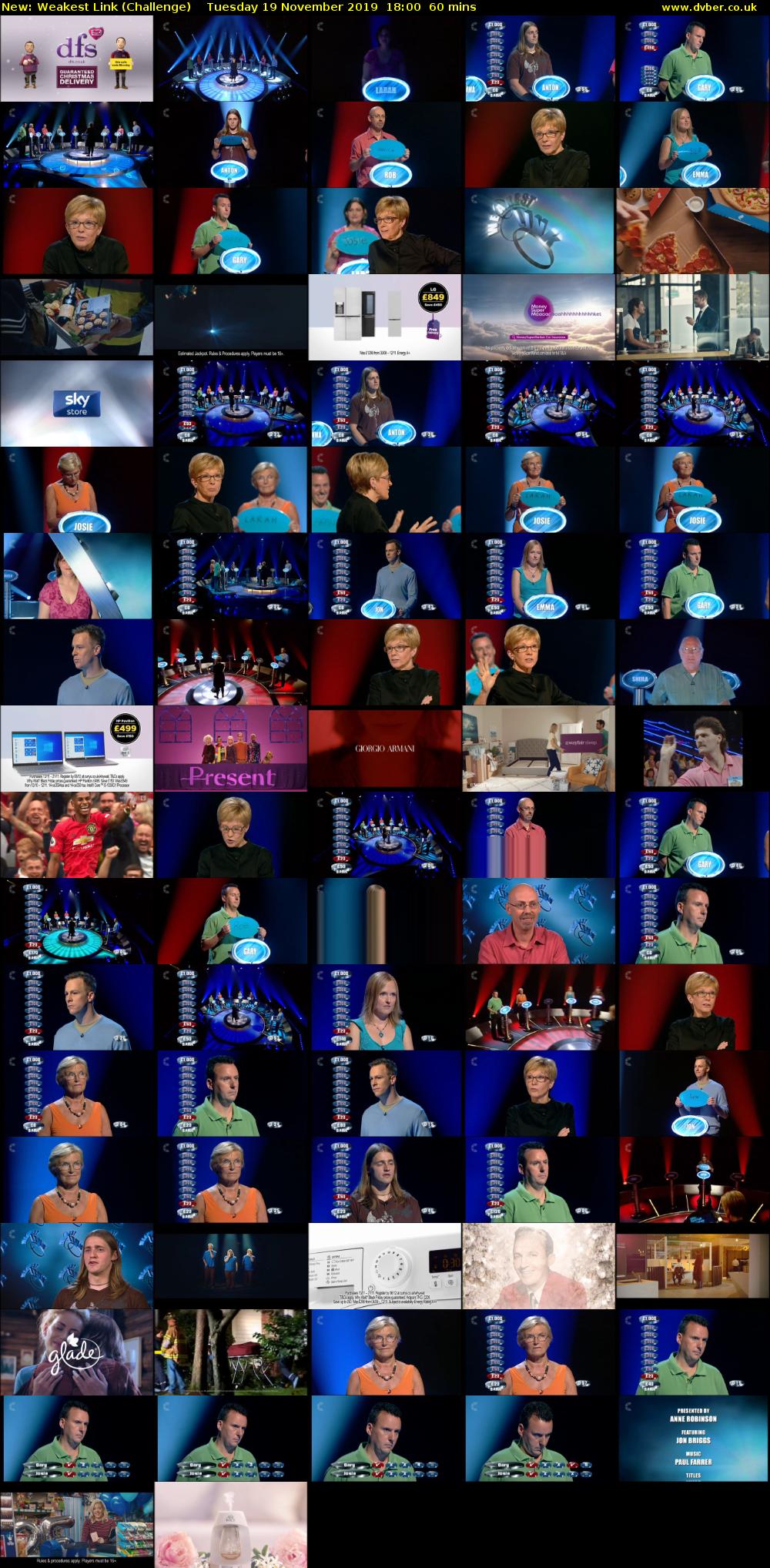 Weakest Link Challenge 2019 11 19 1800 Weakest Link Challenge 2019 11 19 1800