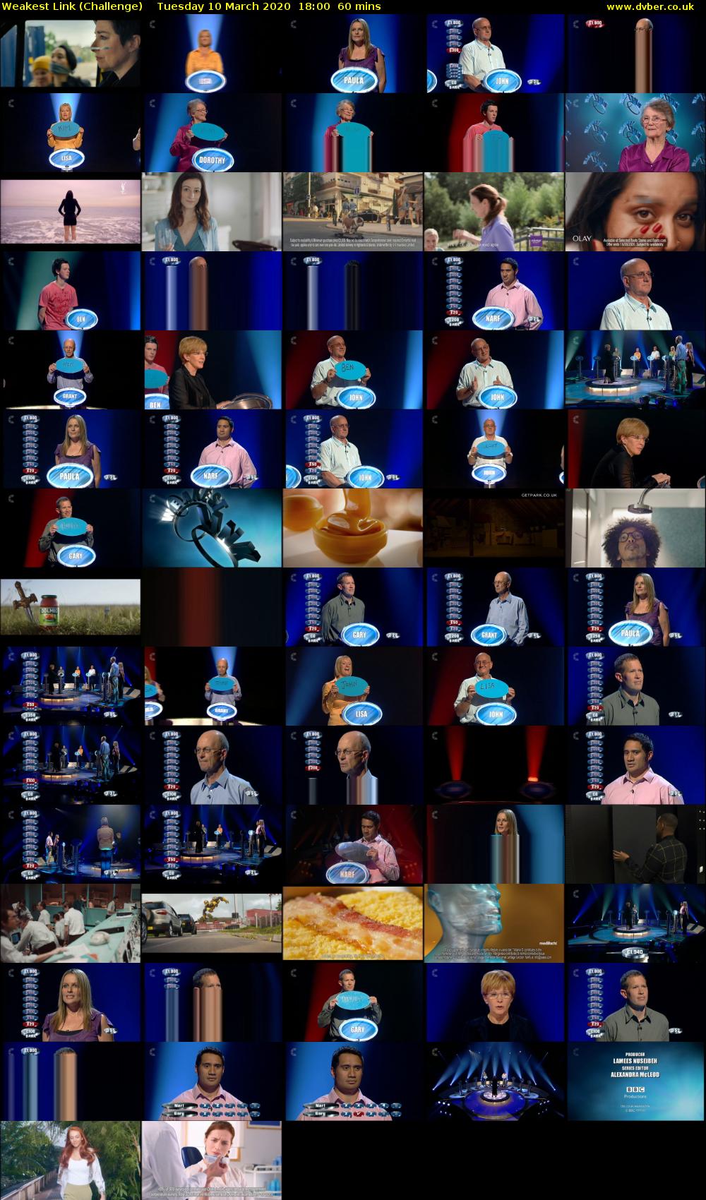 Weakest Link Challenge 2020 03 10 1800 Weakest Link Challenge 2020 03 10 1800