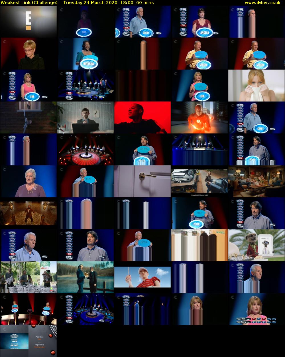 Weakest Link Challenge 2020 03 24 1800 Weakest Link Challenge 2020 03 24 1800