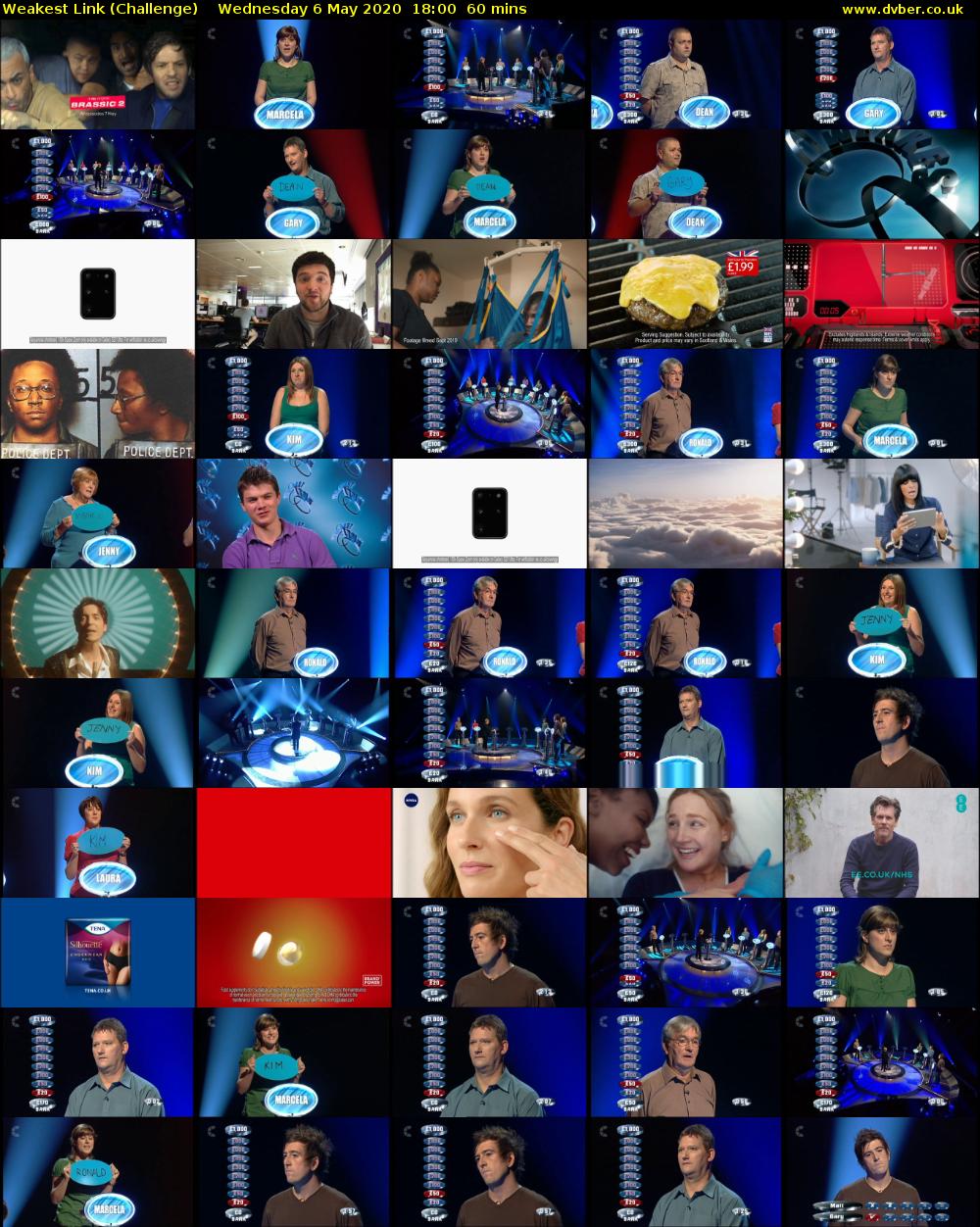 Weakest Link Challenge 2020 05 06 1800 Weakest Link Challenge 2020 05 06 1800