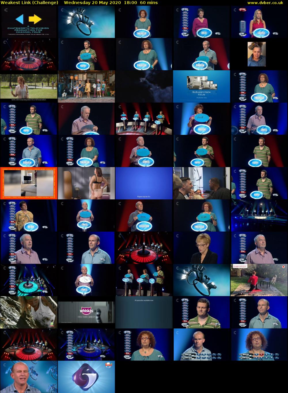 Weakest Link Challenge 2020 05 20 1800 Weakest Link Challenge 2020 05 20 1800