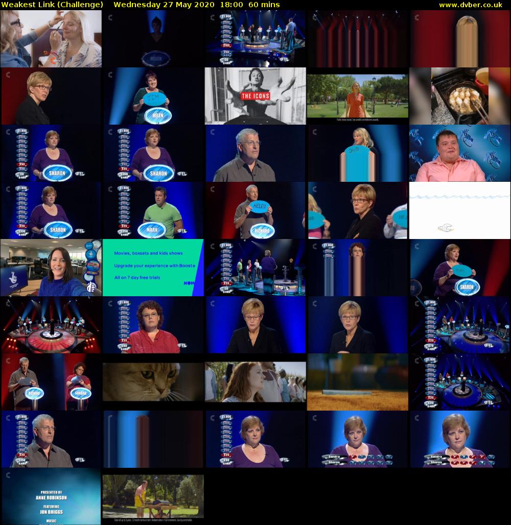 Weakest Link Challenge 2020 05 27 1800 Weakest Link Challenge 2020 05 27 1800