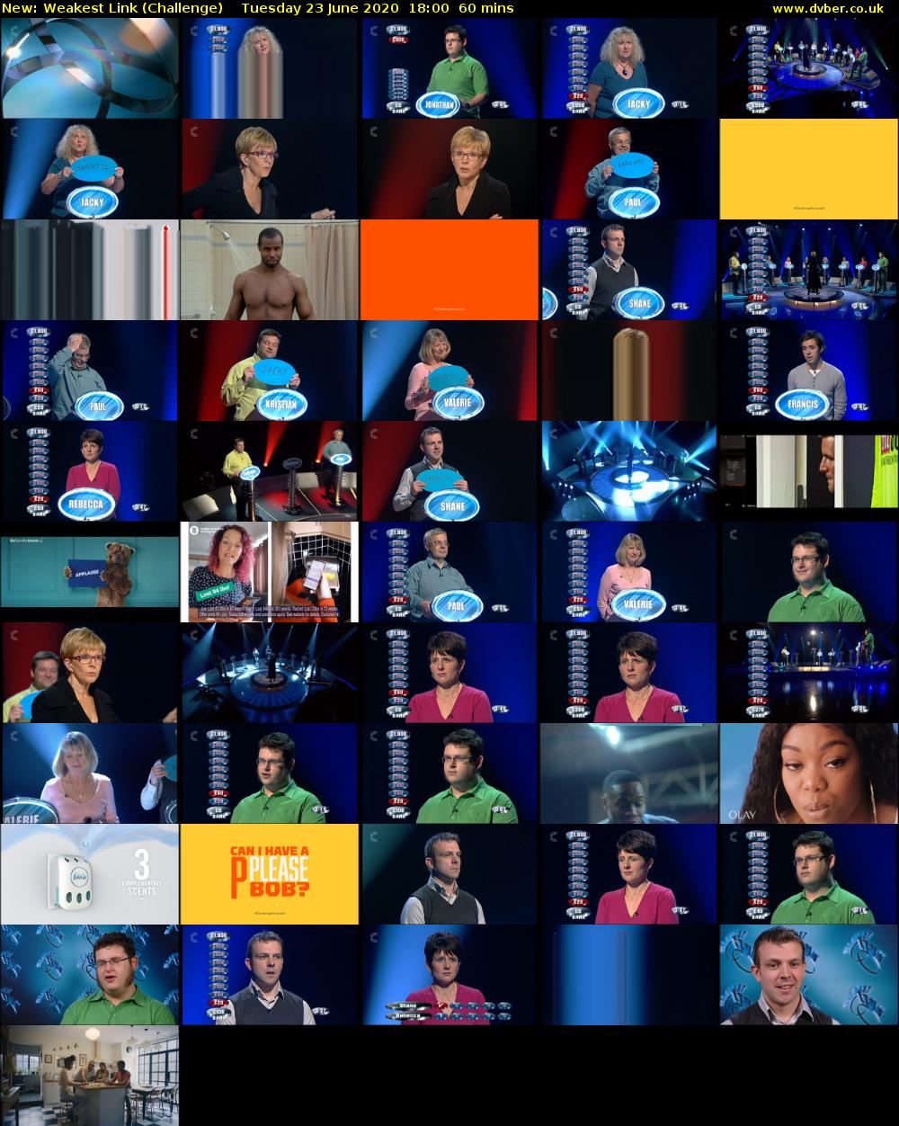 Weakest Link Challenge 2020 06 23 1800 Weakest Link Challenge 2020 06 23 1800