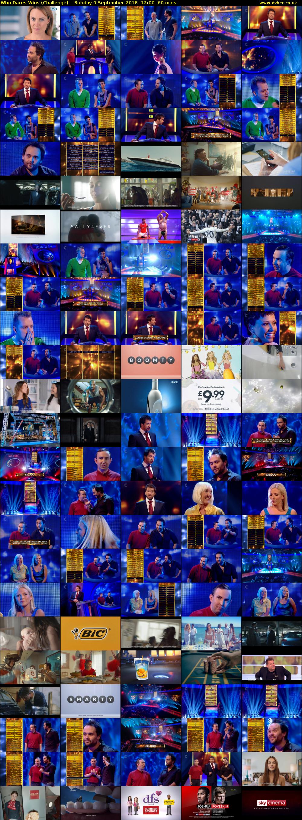 Who Dares Wins (Challenge) Sunday 9 September 2018 12:00 - 13:00