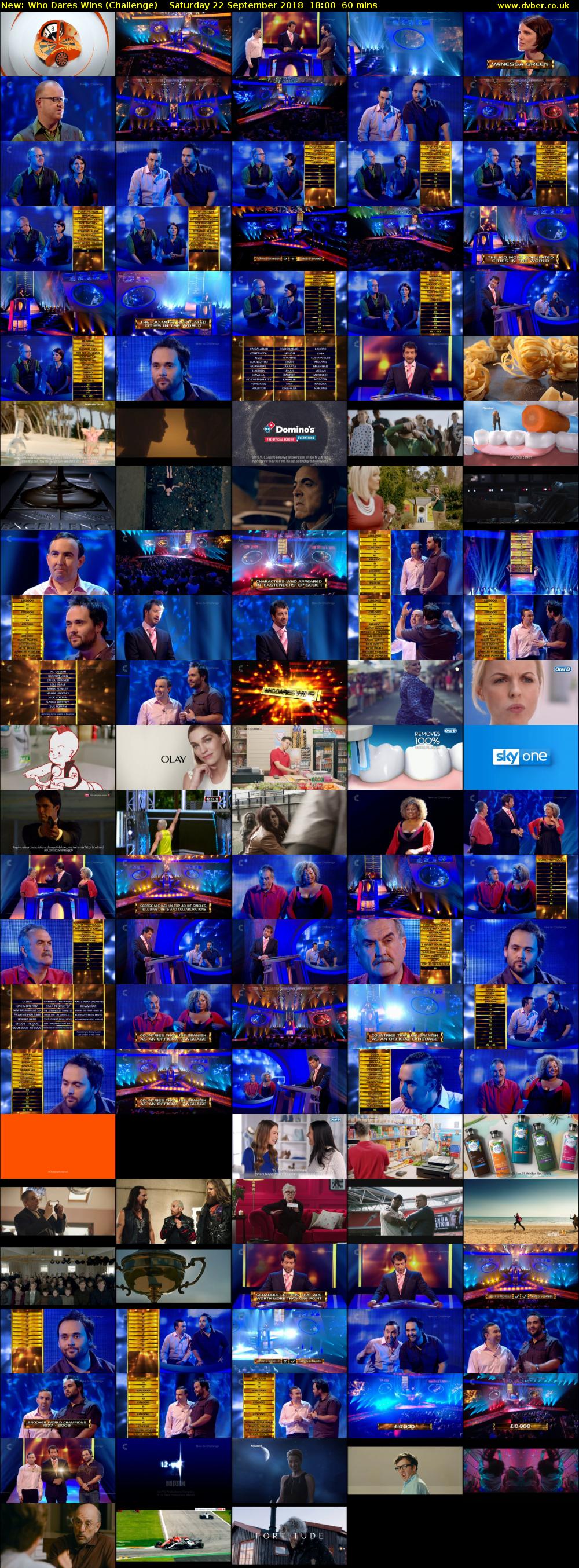 Who Dares Wins (Challenge) Saturday 22 September 2018 18:00 - 19:00