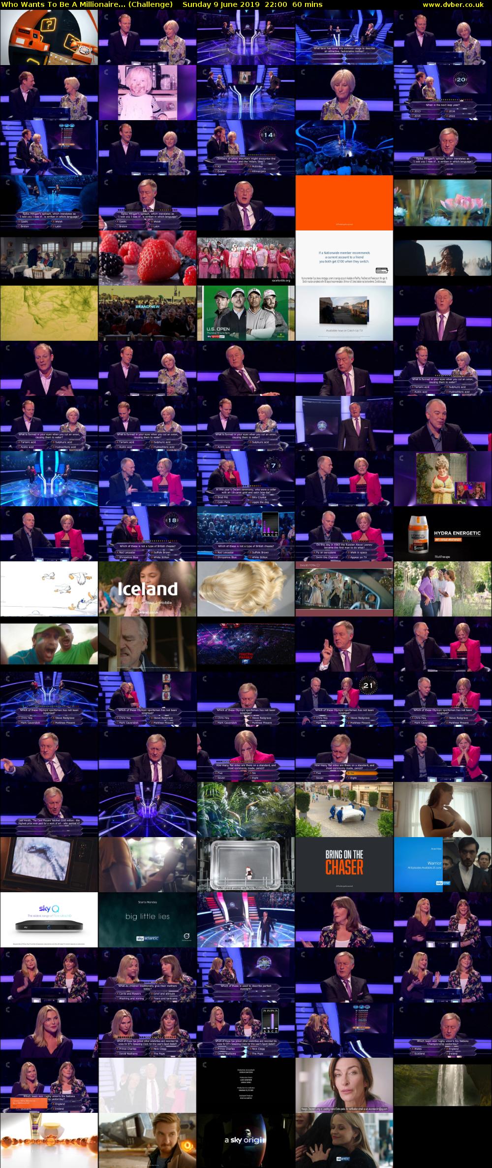 Who Wants To Be A Millionaire... (Challenge) Sunday 9 June 2019 22:00 - 23:00