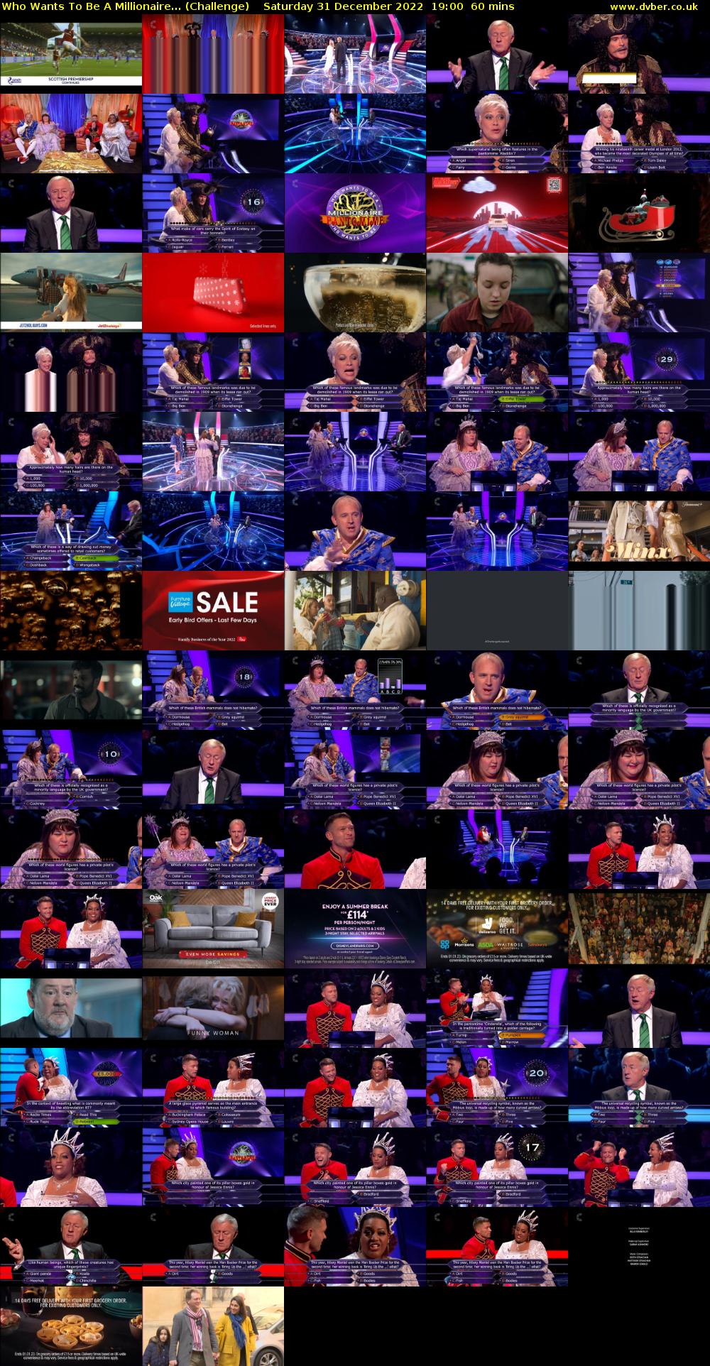 Who Wants To Be A Millionaire... (Challenge) Saturday 31 December 2022 19:00 - 20:00