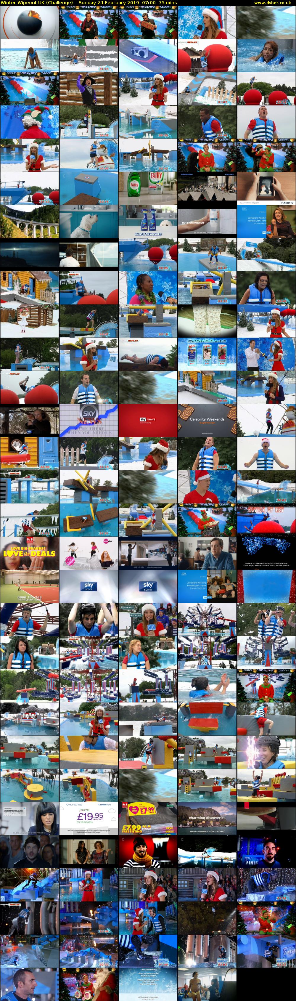 Winter Wipeout UK (Challenge) Sunday 24 February 2019 07:00 - 08:15