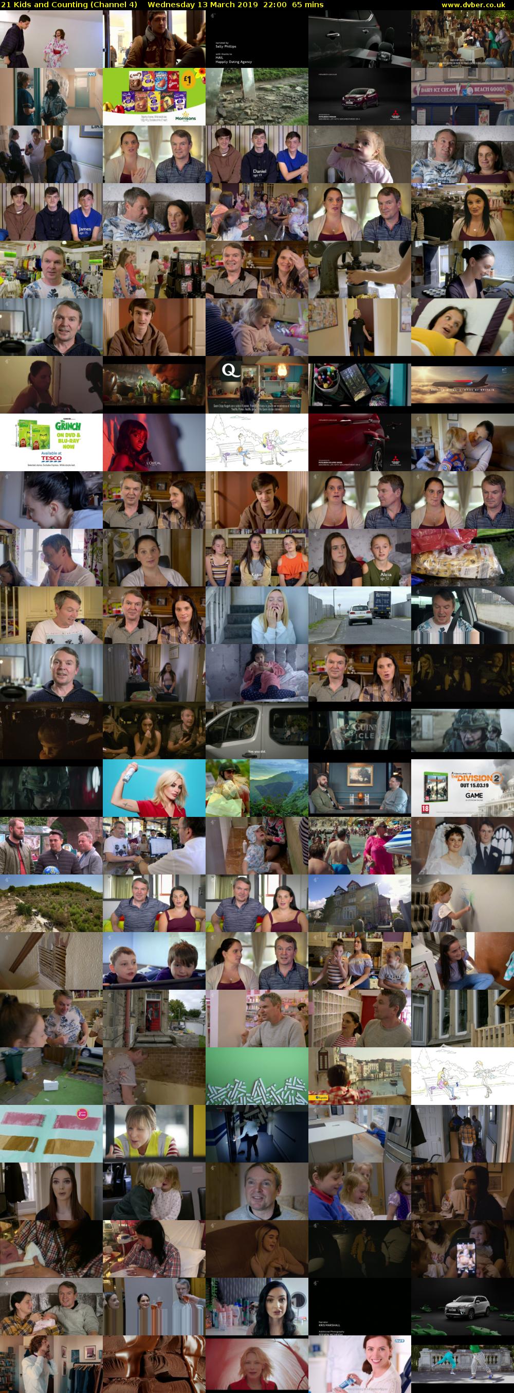 21 Kids and Counting (Channel 4) Wednesday 13 March 2019 22:00 - 23:05