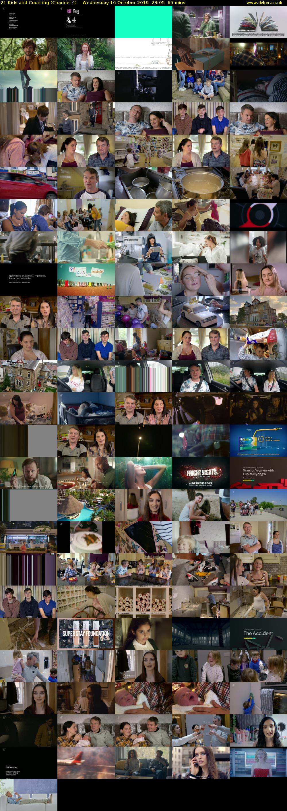 21 Kids and Counting (Channel 4) Wednesday 16 October 2019 23:05 - 00:10
