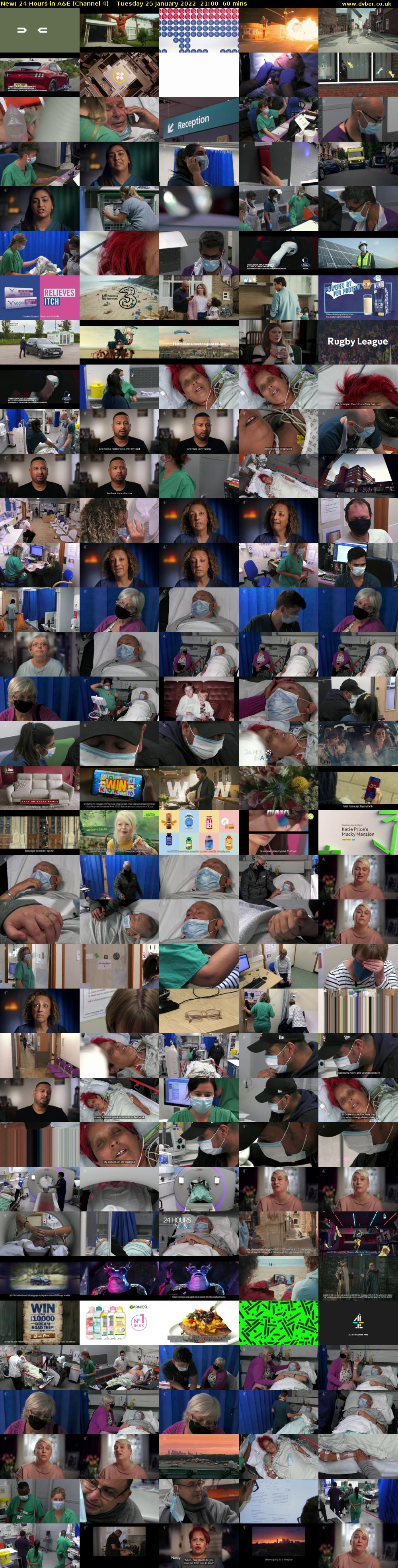 24 Hours in A&E (Channel 4) Tuesday 25 January 2022 21:00 - 22:00