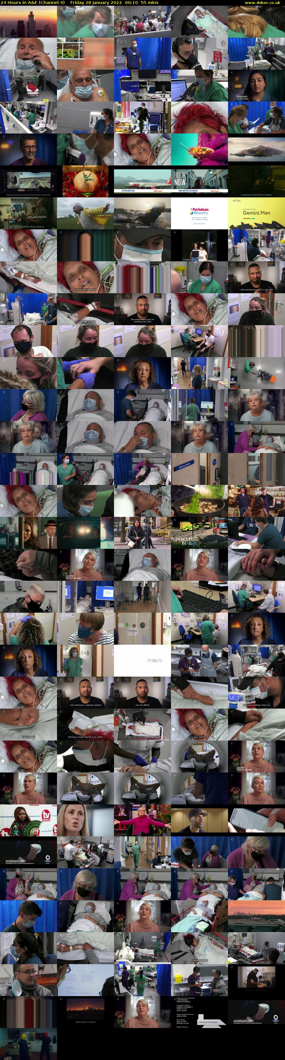 24 Hours in A&E (Channel 4) Friday 28 January 2022 00:10 - 01:05