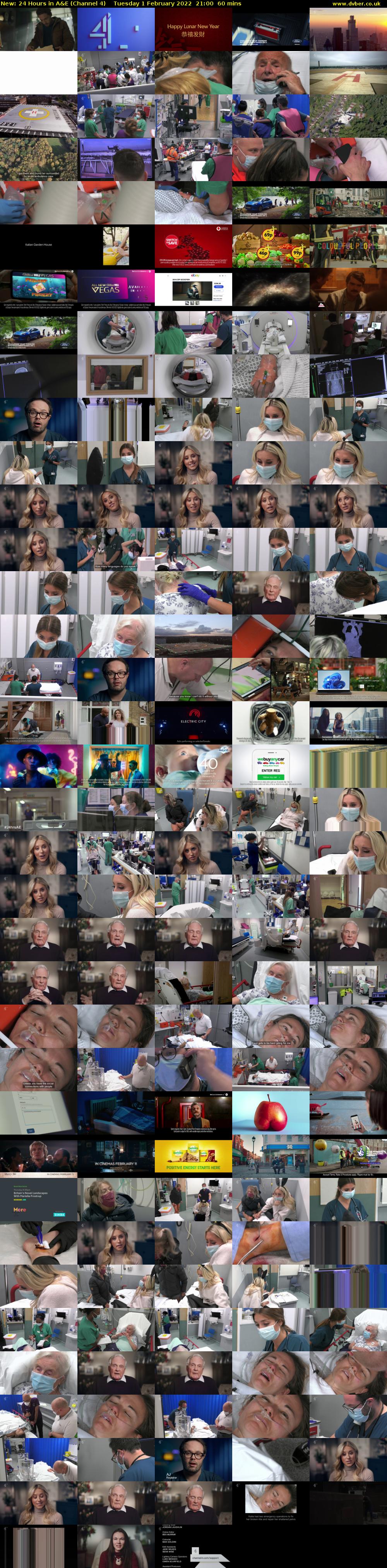 24 Hours in A&E (Channel 4) Tuesday 1 February 2022 21:00 - 22:00