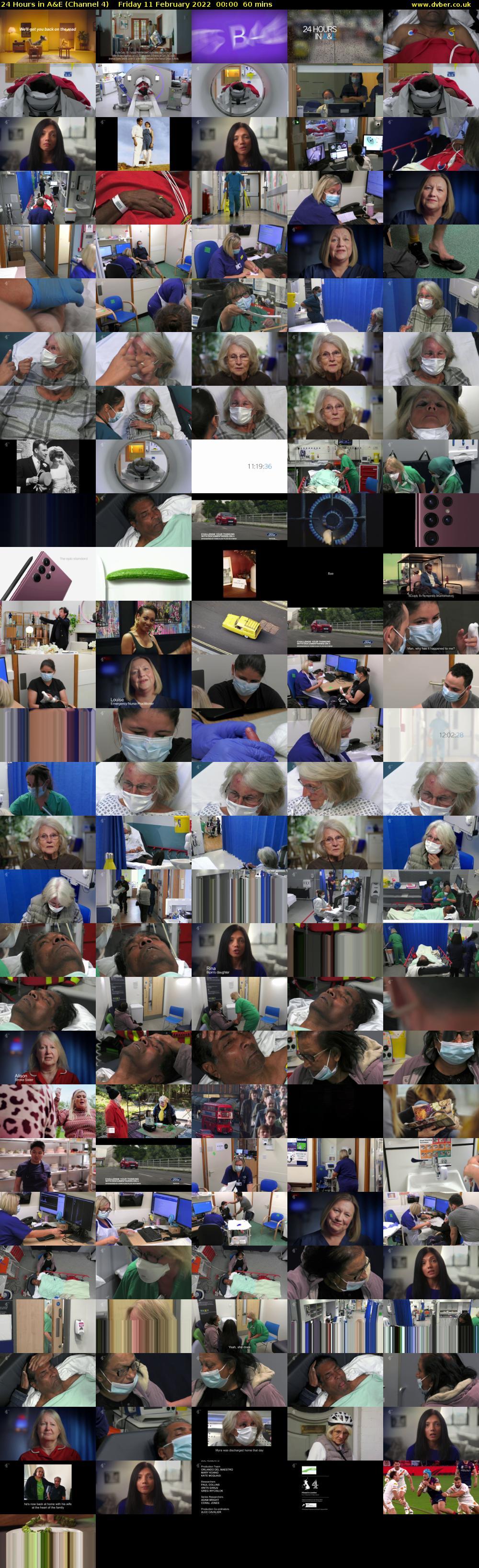 24 Hours in A&E (Channel 4) Friday 11 February 2022 00:00 - 01:00