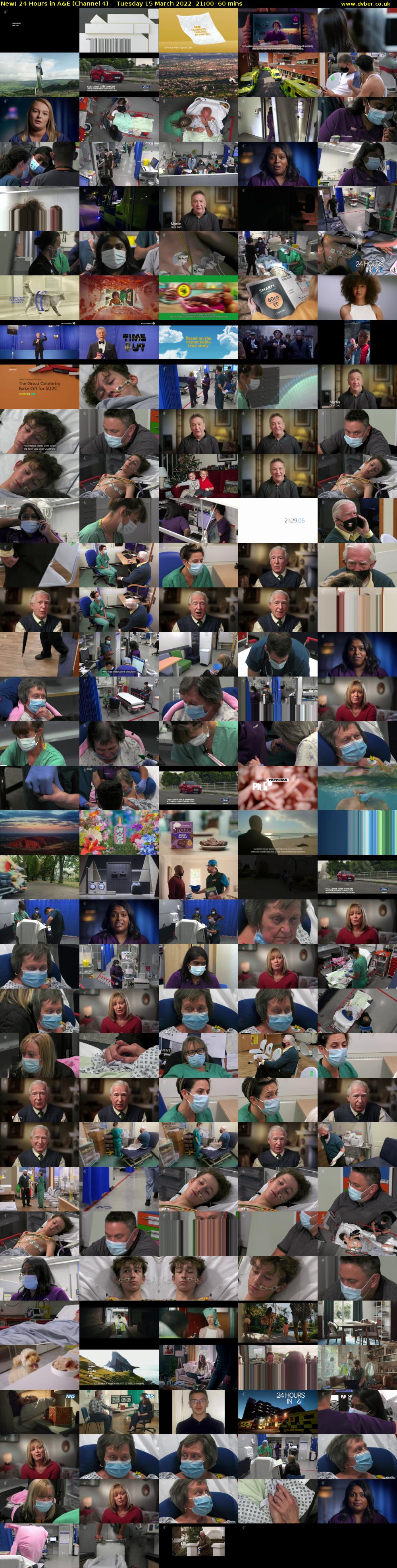 24 Hours in A&E (Channel 4) Tuesday 15 March 2022 21:00 - 22:00