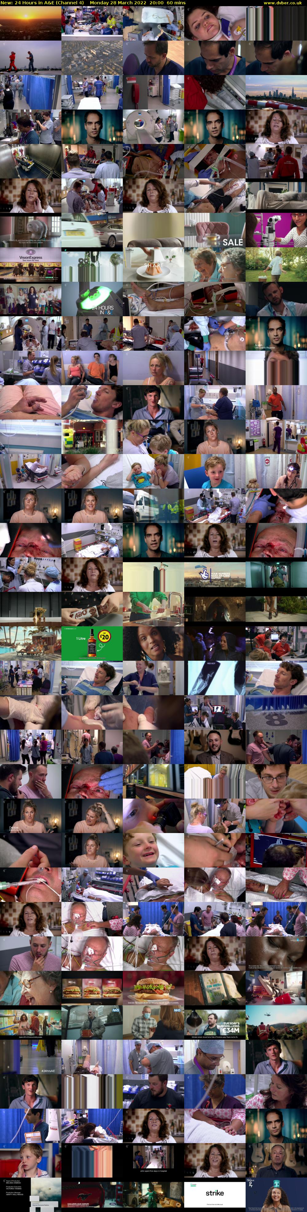 24 Hours in A&E (Channel 4) Monday 28 March 2022 20:00 - 21:00