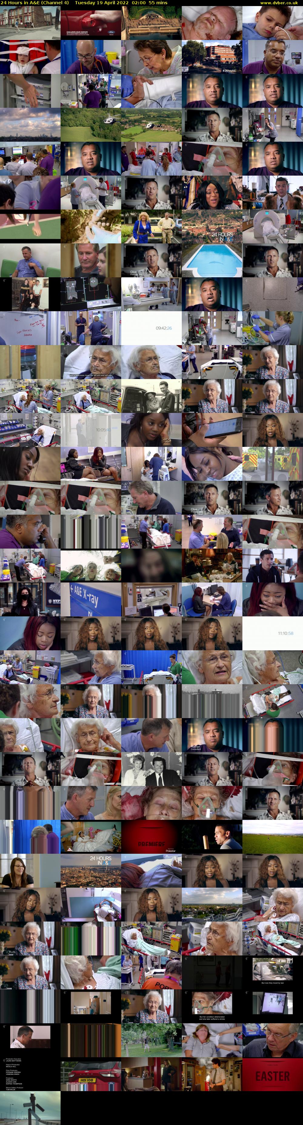 24 Hours in A&E (Channel 4) Tuesday 19 April 2022 02:00 - 02:55