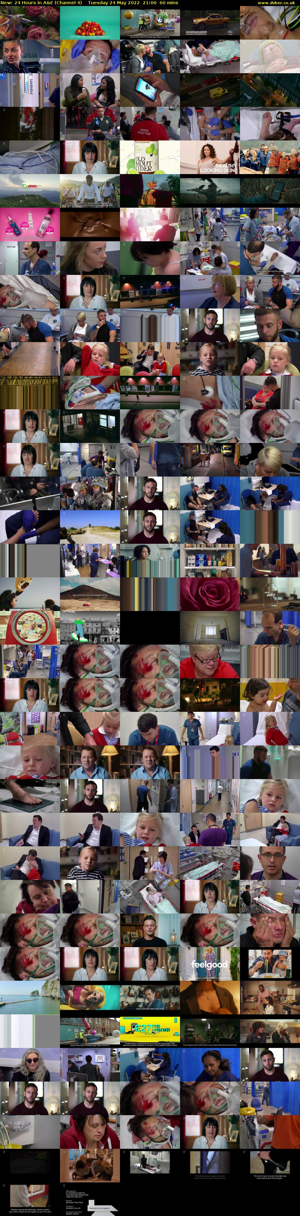 24 Hours in A&E (Channel 4) Tuesday 24 May 2022 21:00 - 22:00