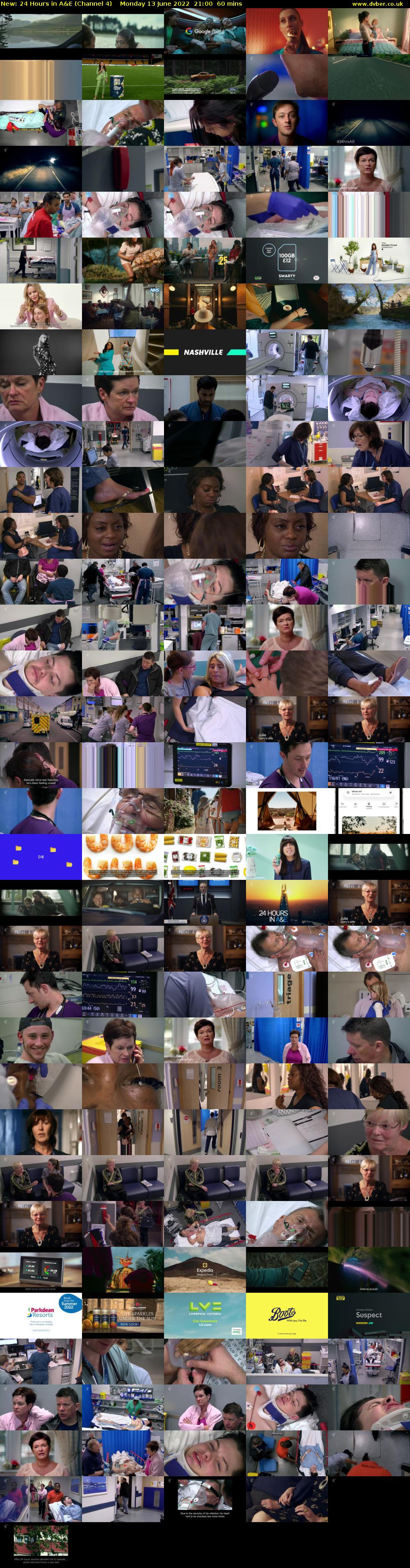 24 Hours in A&E (Channel 4) Monday 13 June 2022 21:00 - 22:00