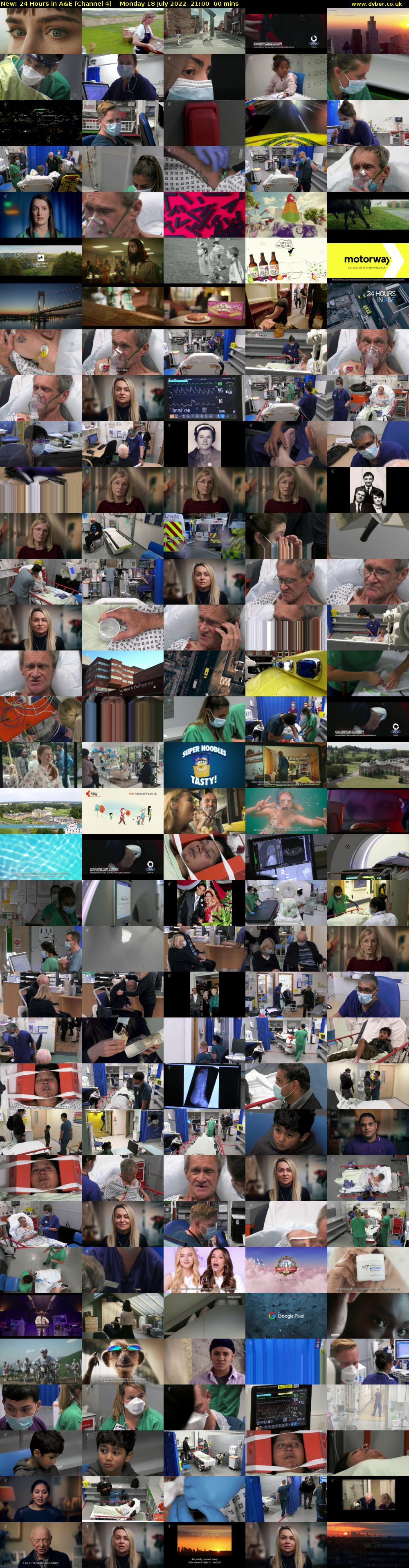 24 Hours in A&E (Channel 4) Monday 18 July 2022 21:00 - 22:00