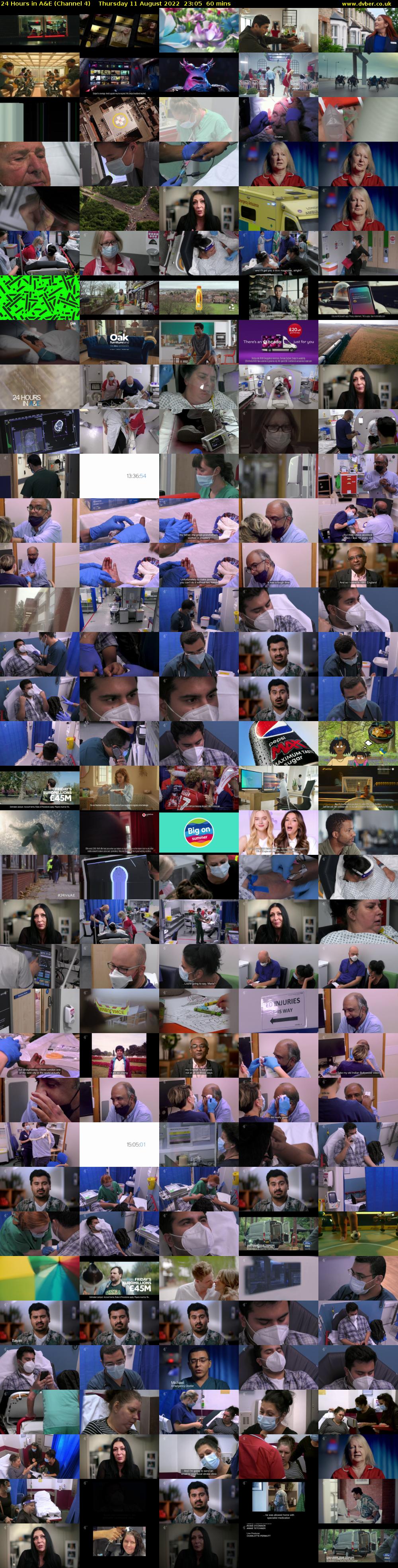 24 Hours in A&E (Channel 4) Thursday 11 August 2022 23:05 - 00:05