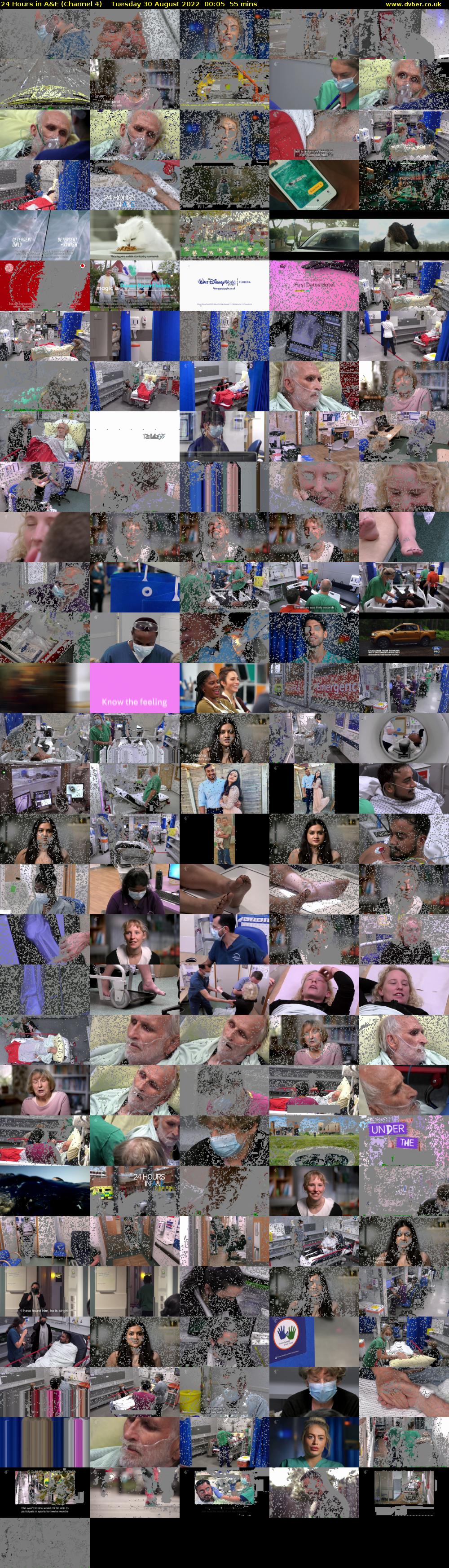 24 Hours in A&E (Channel 4) Tuesday 30 August 2022 00:05 - 01:00